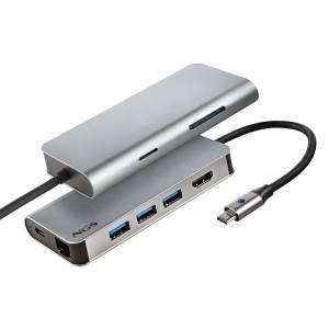 NGS Dock USB-C Wonder8 8in1 Grigio-0