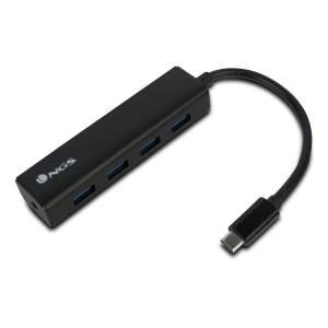 NGS HUB USB-C Wonder4 4 Porte USB-A 3.0 Nero-0