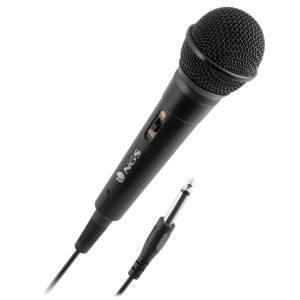 NGS Microfono Vocale Wired Singer Fire Cavo 3m Nero-0