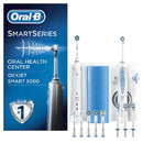 Oral-B Oral Center Spazzolino Elettrico Smart 5000 Kit con Idropulsore Oxyjet