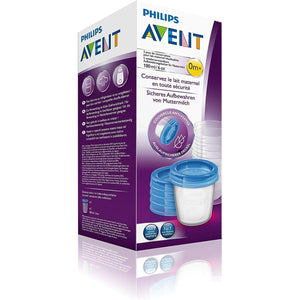 Philips Avent SCF619/05 Set 5 pezzi Contenitori per Latte Materno 180 ml mshop - bigeshop