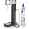 Philips Water ADD4902BK/10 Macchina per acqua frizzante GoZero, plastica, 1 litro, nero - bigeshop