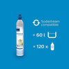 Philips Water ADD4902BK/10 Macchina per acqua frizzante GoZero, plastica, 1 litro, nero - bigeshop