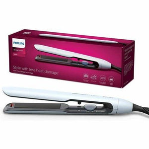 Piastra per capelli Philips serie 5000 con tecnologia termoprotettiva, Malva... - bigeshop