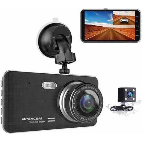 Telecamera per Auto 1080P Full HD Videocamera Auto Dashcam Grandangolo 170° WRD con Schermo 3 pollici LCD - bigeshop